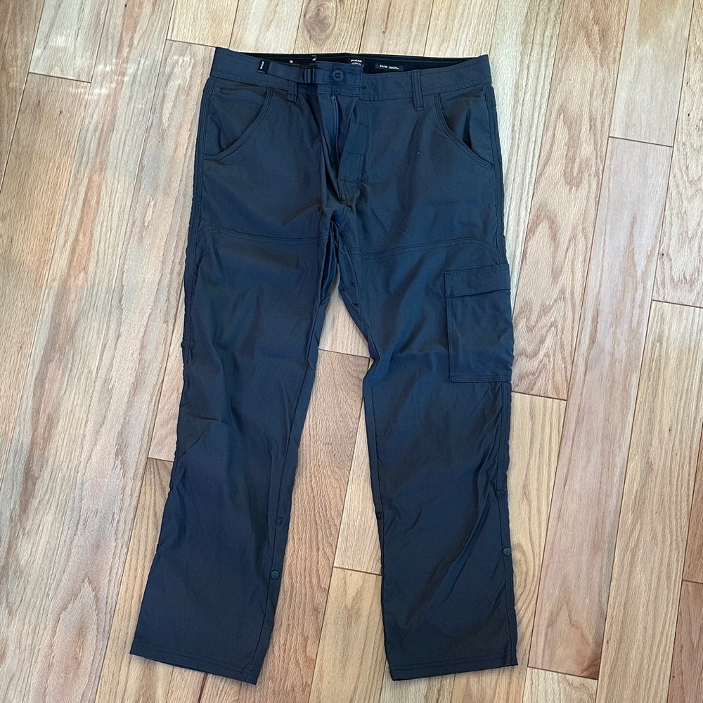 Prana Dark Gray Cargo Pants for Men